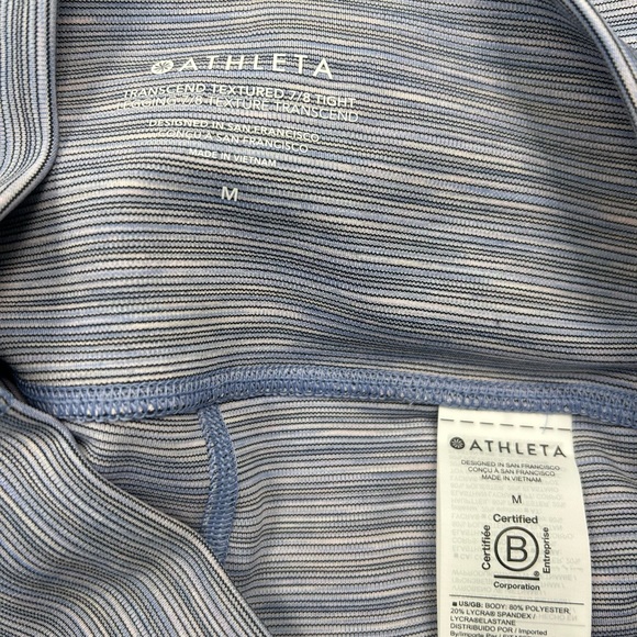 Athleta TRANSCEND HIGH RISE TEXTURED 7/8 LEGGING - Picture 7 of 7